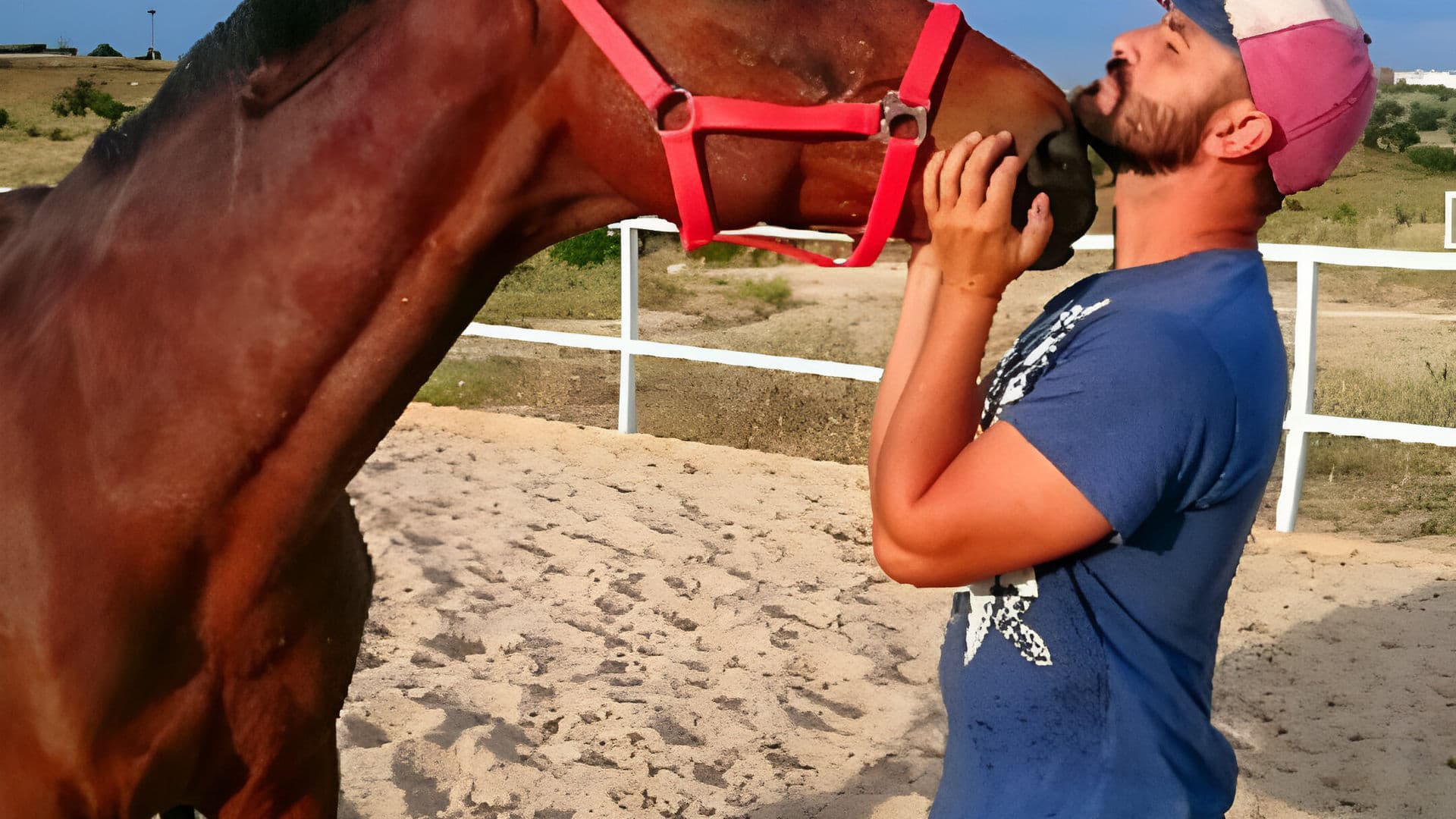 Nuestro equipo con los caballos